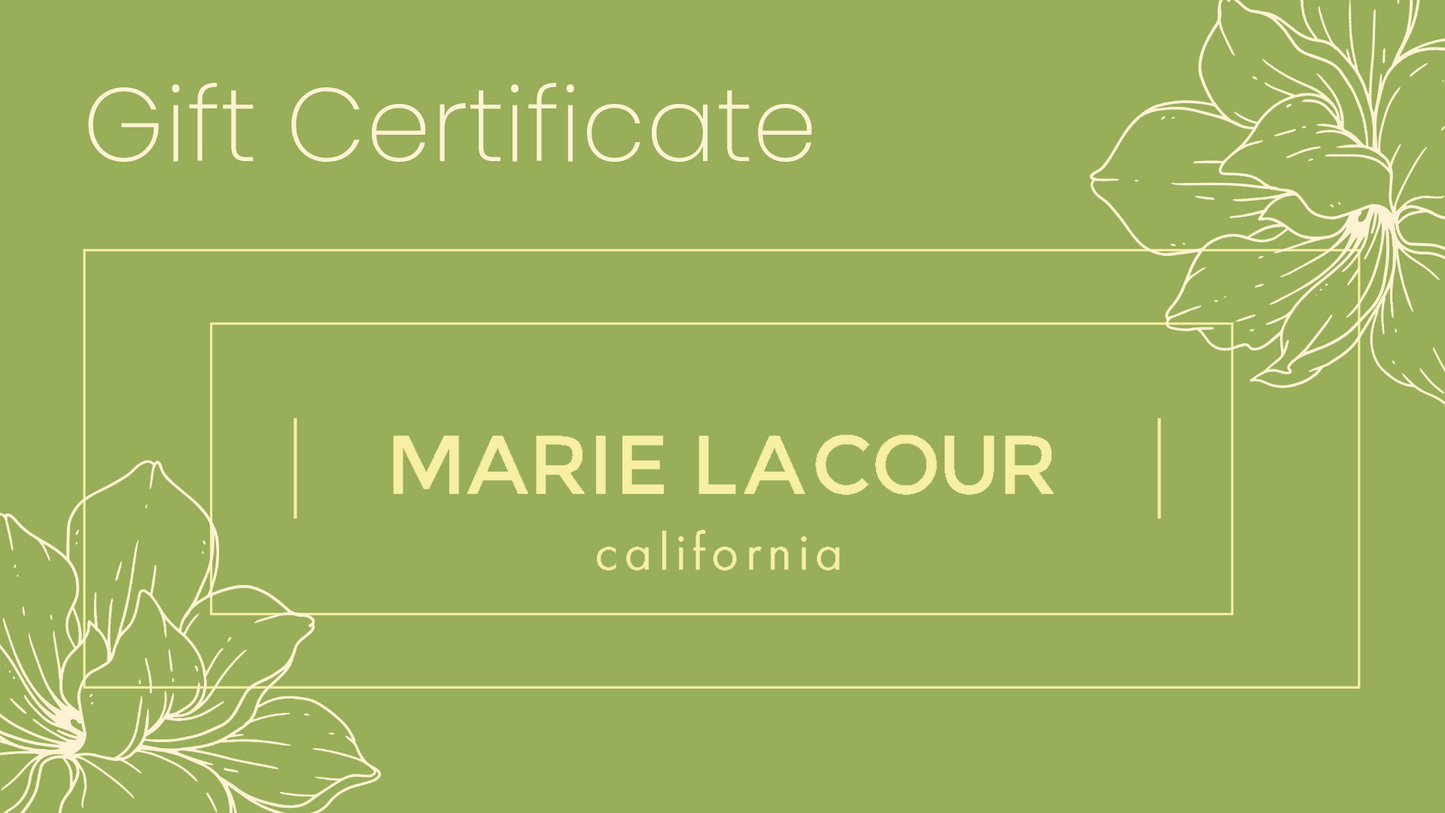 Marie LaCour California gift card